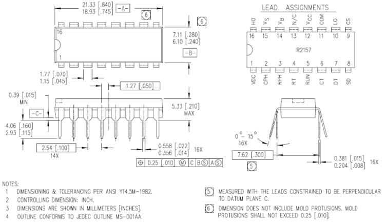 IRS2092 Amplifier Pinout, Datasheet, Equivalent, Circuit, and Specs