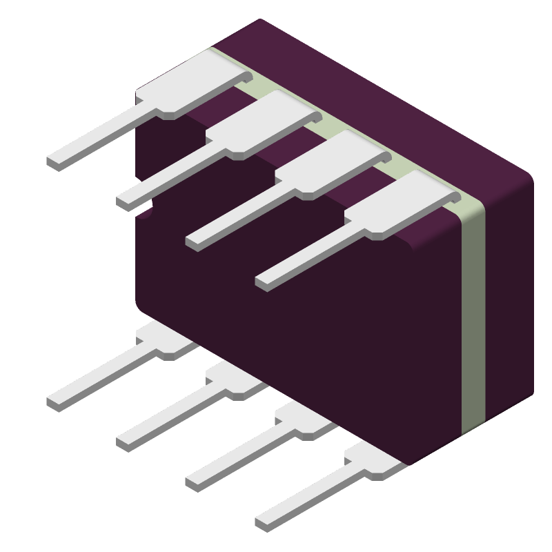 LM111J8 footprint, schematic symbol and 3D model by Texas Instruments