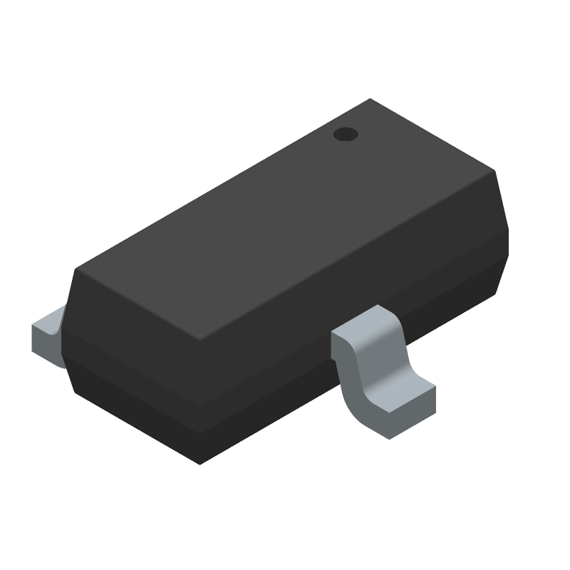 FMMT417 footprint, schematic symbol and 3D model by Diodes Inc.