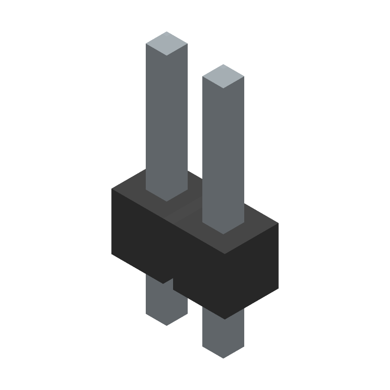 3D Model Amphenol 68000102HLF