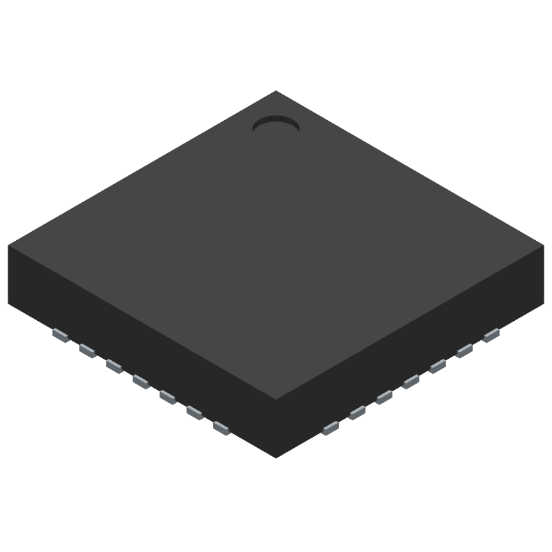 CP2102-GM footprint, schematic symbol and 3D model by Silicon Labs