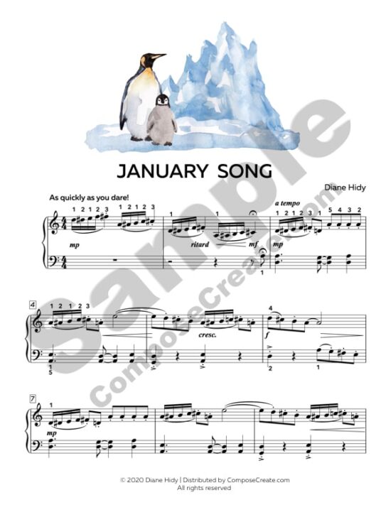 January Song + February Song + March Song by Diane Hidy