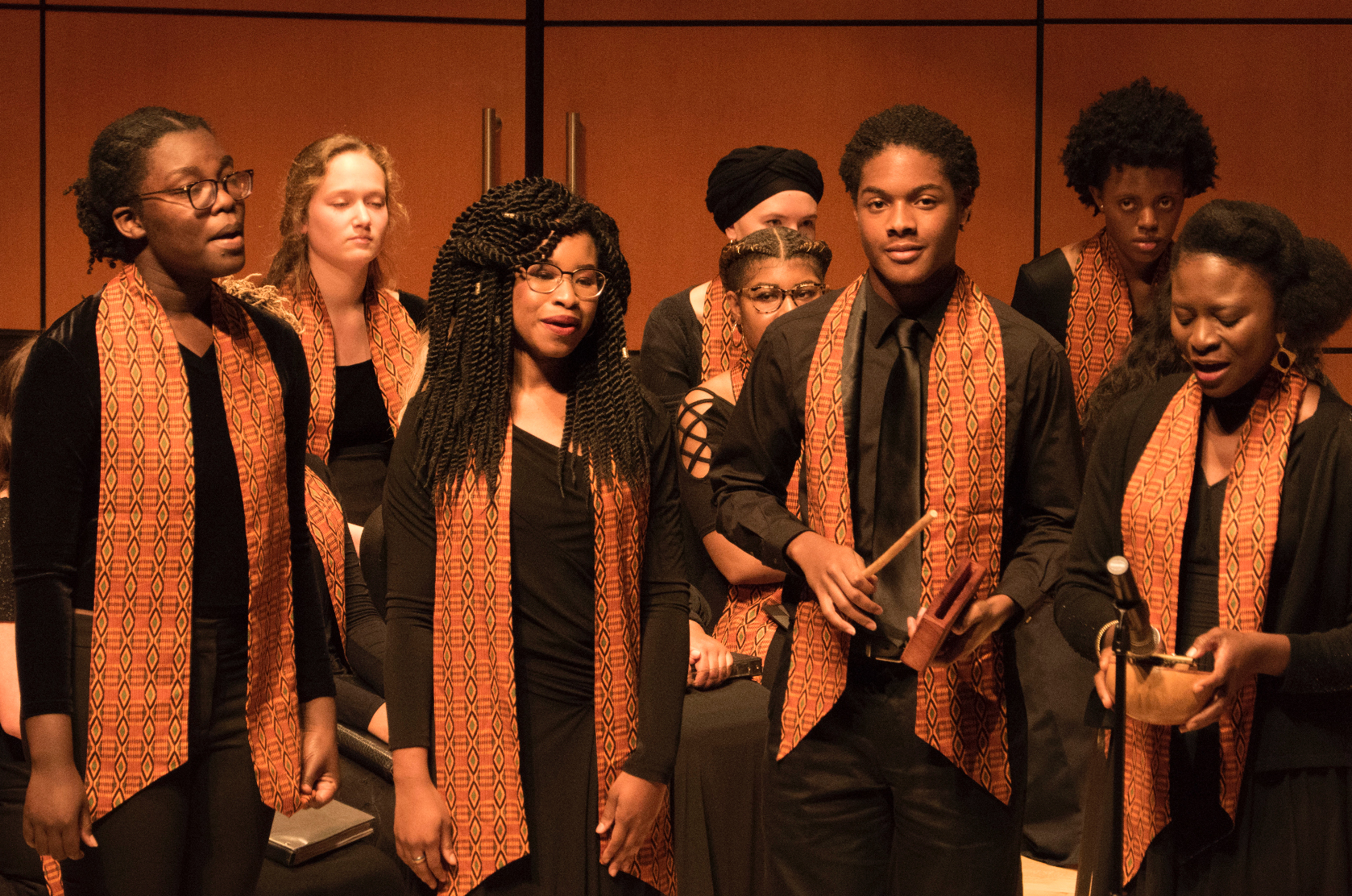 African American Choral Ensemble and the UGA Wind Ensemble American