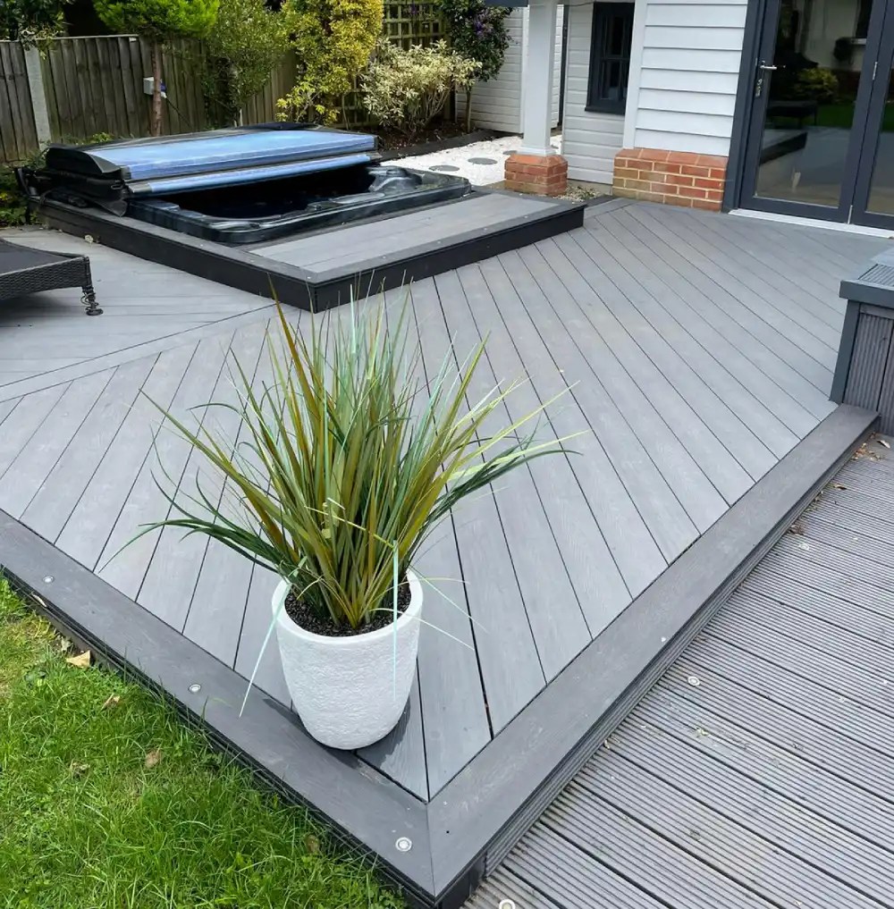 Garden Decoration Ideas with Composite Decking CW