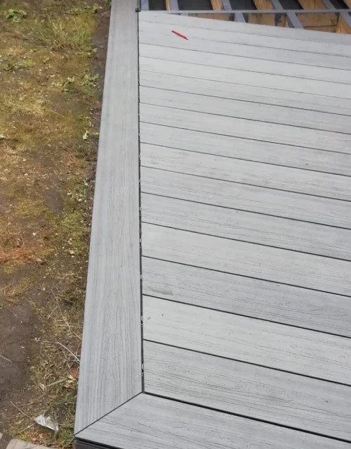 How to Finish the Edges of Composite Decking? CW