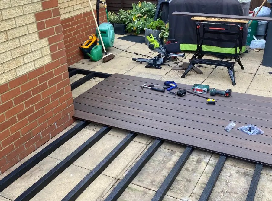 How to Lay Composite Decking on Grass CW