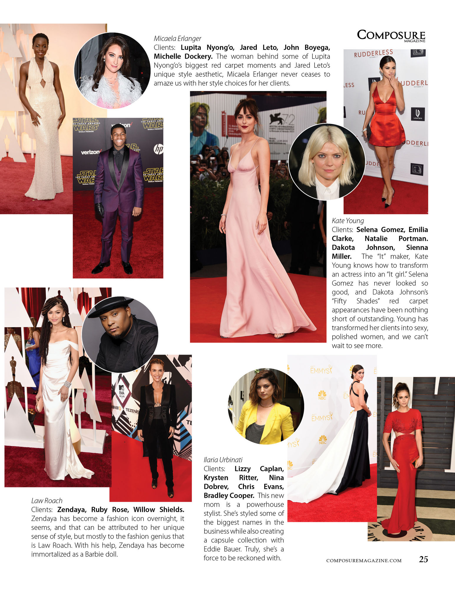 Celebrities and Their Stylists Composure Magazine