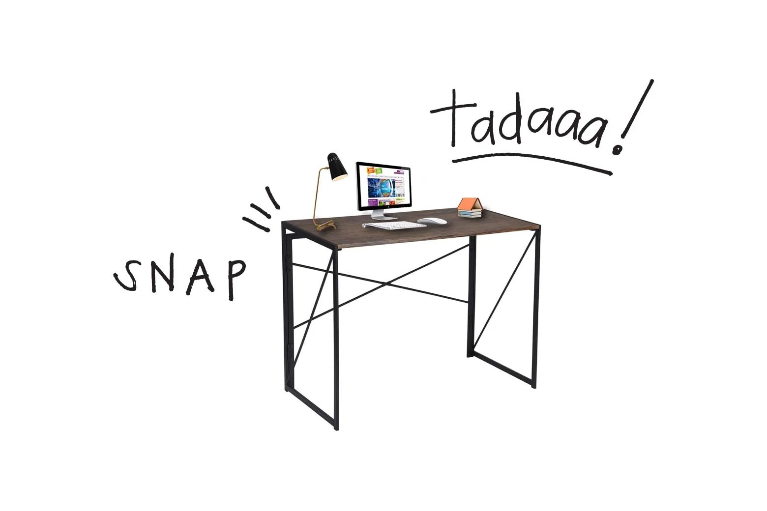 An affordable, minimalist writing desk for new grads or smallapartment