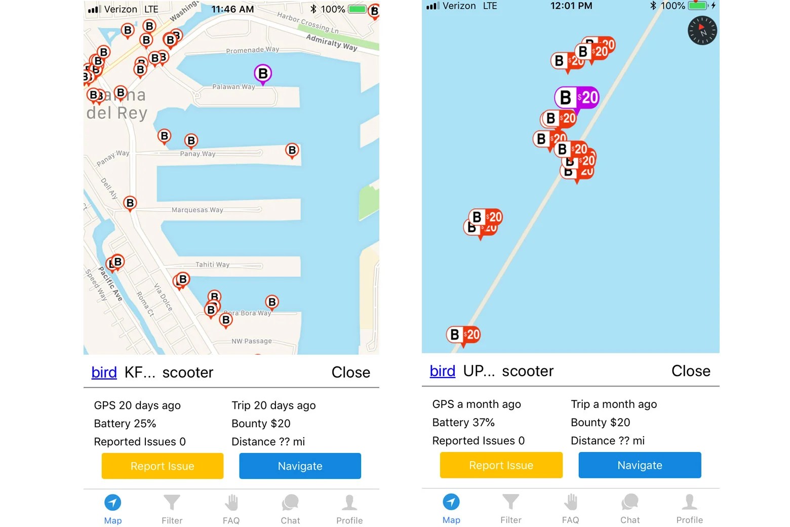Bird Scooter Los Angeles Map Electric scooters like Bird and Lime keep getting dumped in lakes and