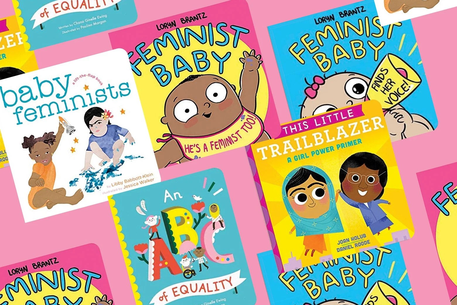 Feminist Baby and other board books about women’s rights.