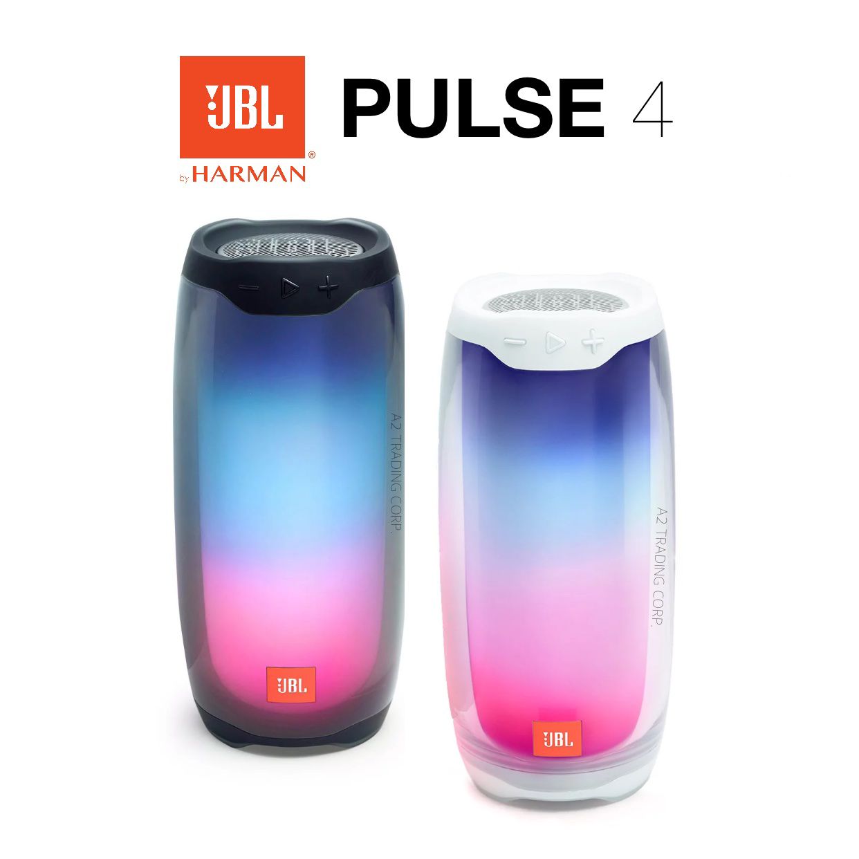 JBL Pulse 4 Waterproof Portable Bluetooth Speaker with Light Show and