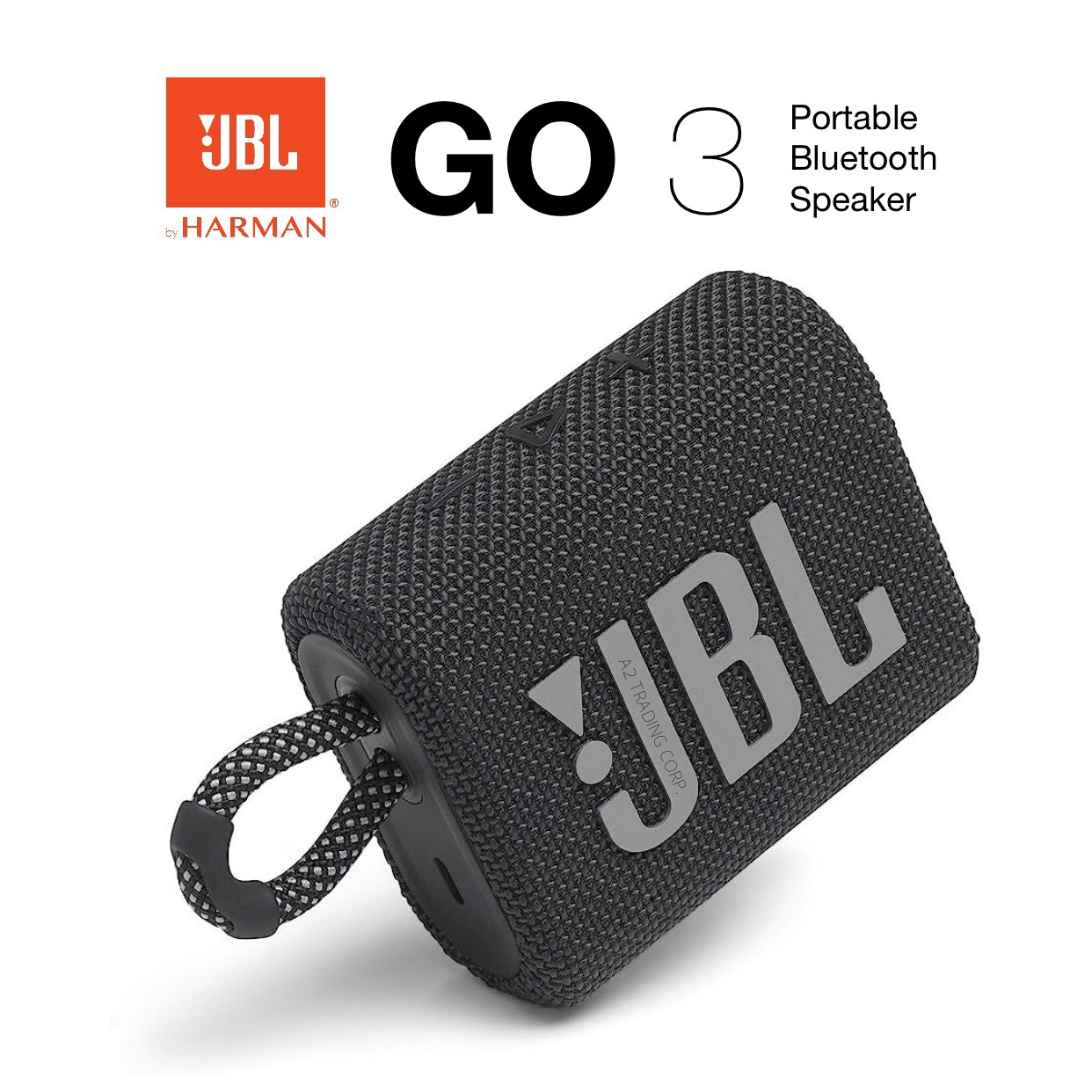 JBL GO3 Portable Waterproof Wireless Speaker Black Comprar Magazine