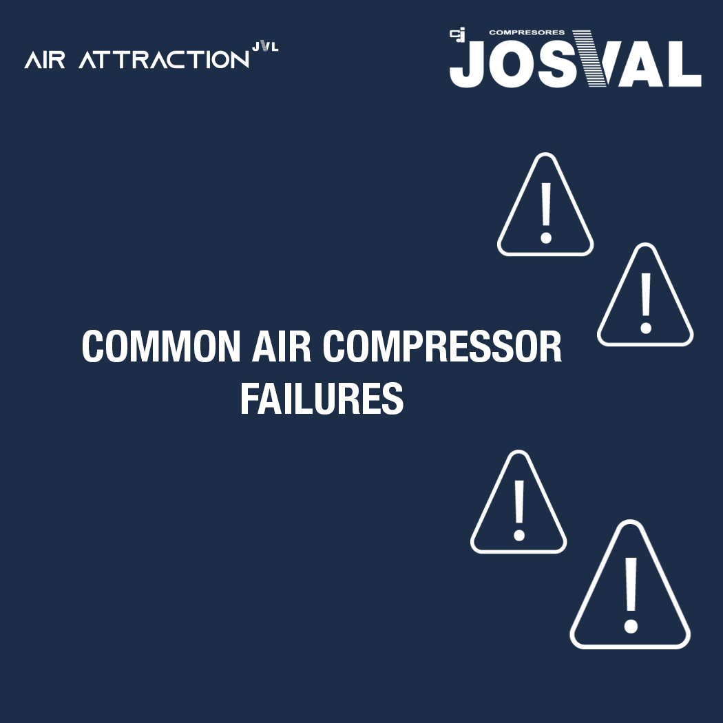 Common air compressor failures Compresores Josval