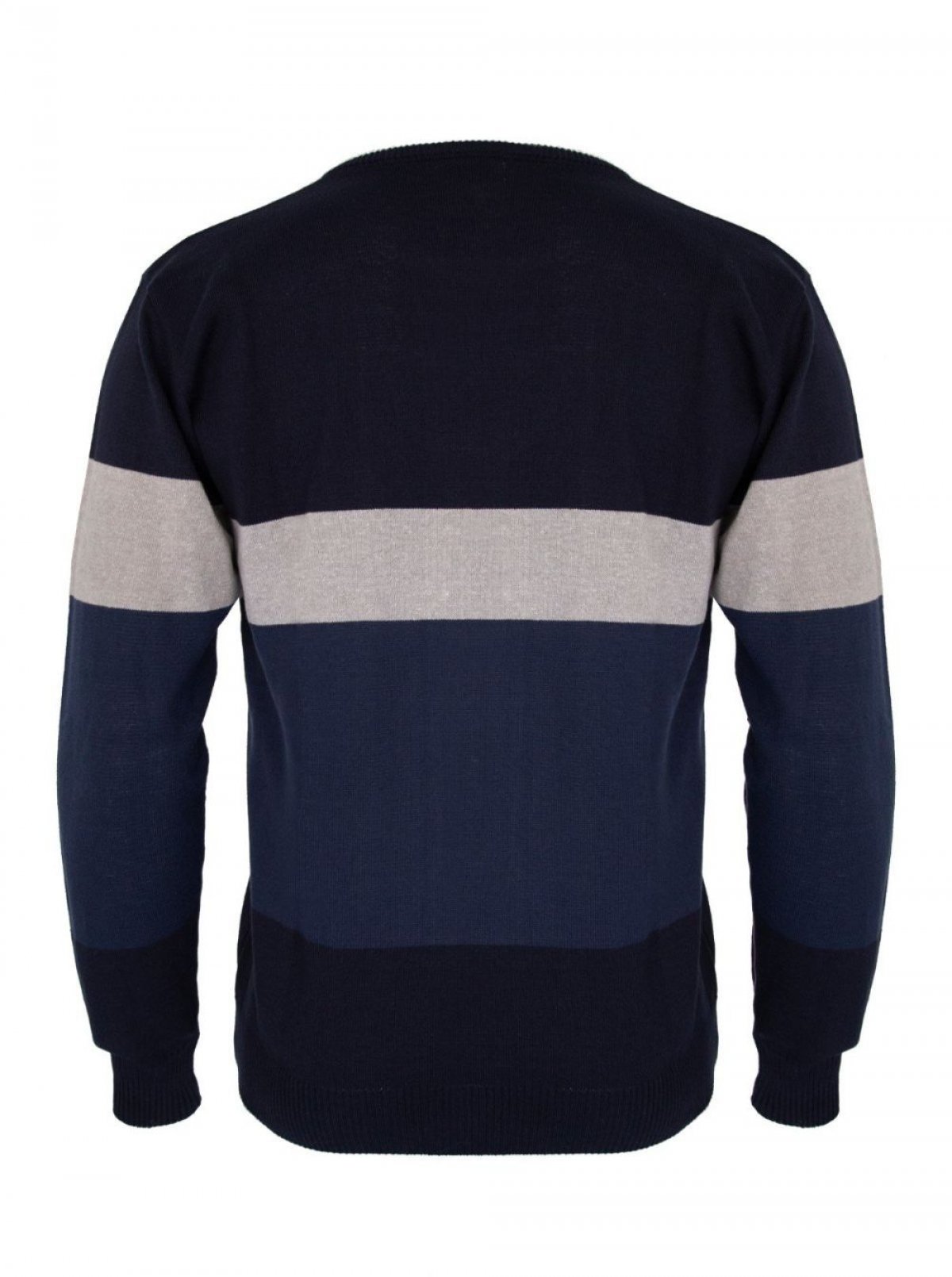 Suéter Azul Marinho com Listra Mescla