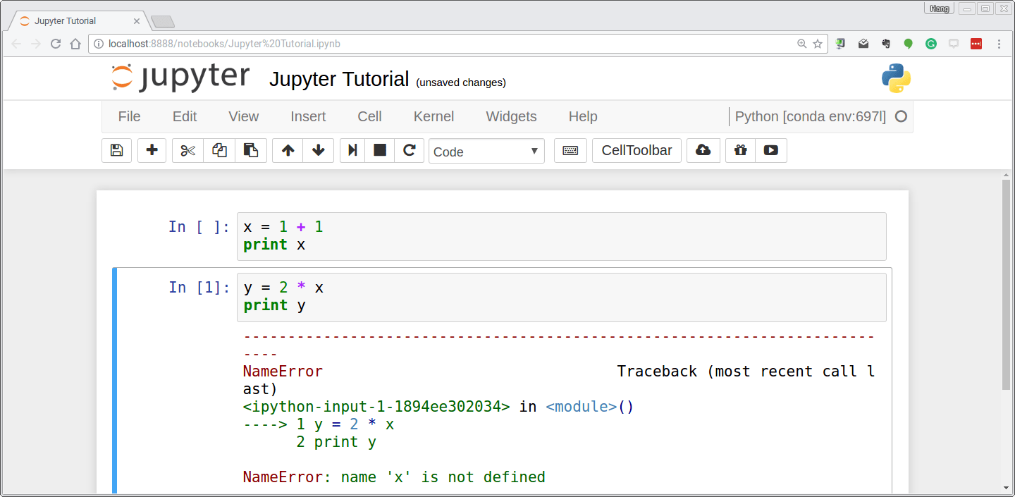 Jupyter Notebook Tutorial