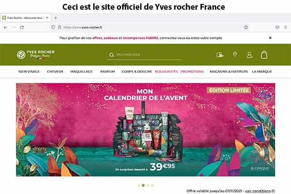 Accès à mon espace client Yves Rocher et suivi de ma commande en ligne