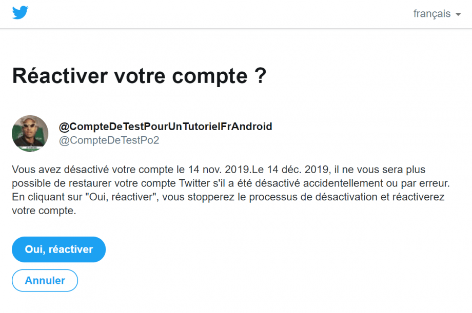 Comment restaurer un compte Twitter Compte Guide