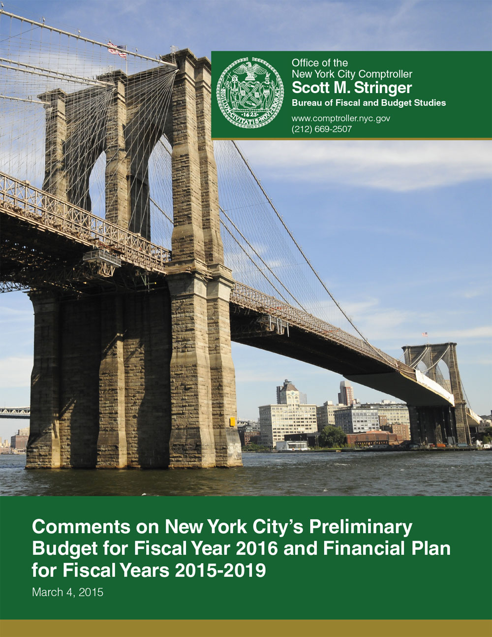 Comments on New York City’s Preliminary Budget for Fiscal Year 2016 and(03)