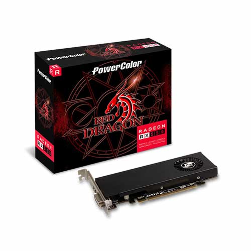 TARJETA DE VIDEO POWERCOLOR AMD RED DRAGON RADEON RX 550 LOW PROFILE
