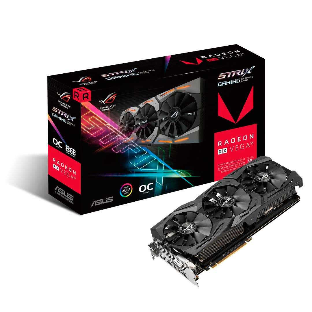 Tarjeta de Video Gaming ASUS Radeon RX Vega 56, 8GB