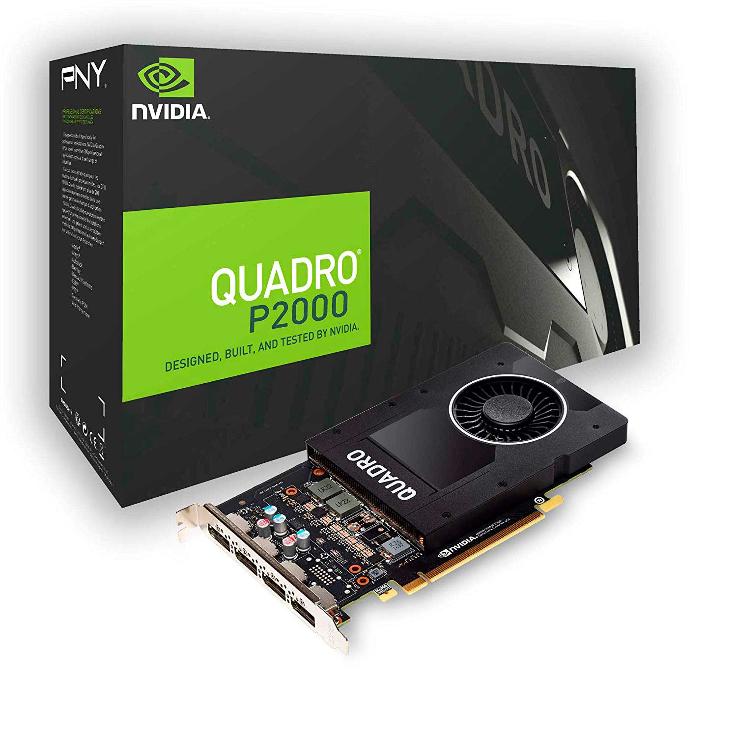 Tarjeta de Video PNY P2000, NVIDIA, Quadro, 5GB, GDDR5