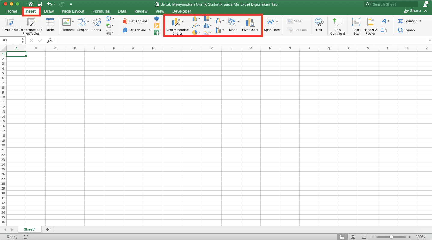 Untuk Menyisipkan Grafik Statistik pada Ms Excel Digunakan Tab … Compute Expert