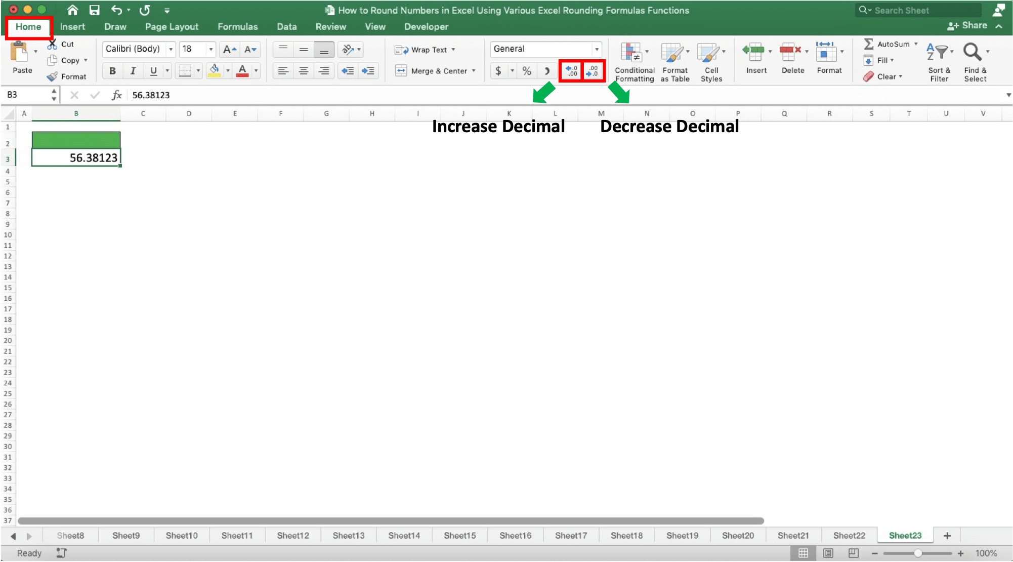 How to Round Numbers in Excel Using Various Excel Rounding Formulas