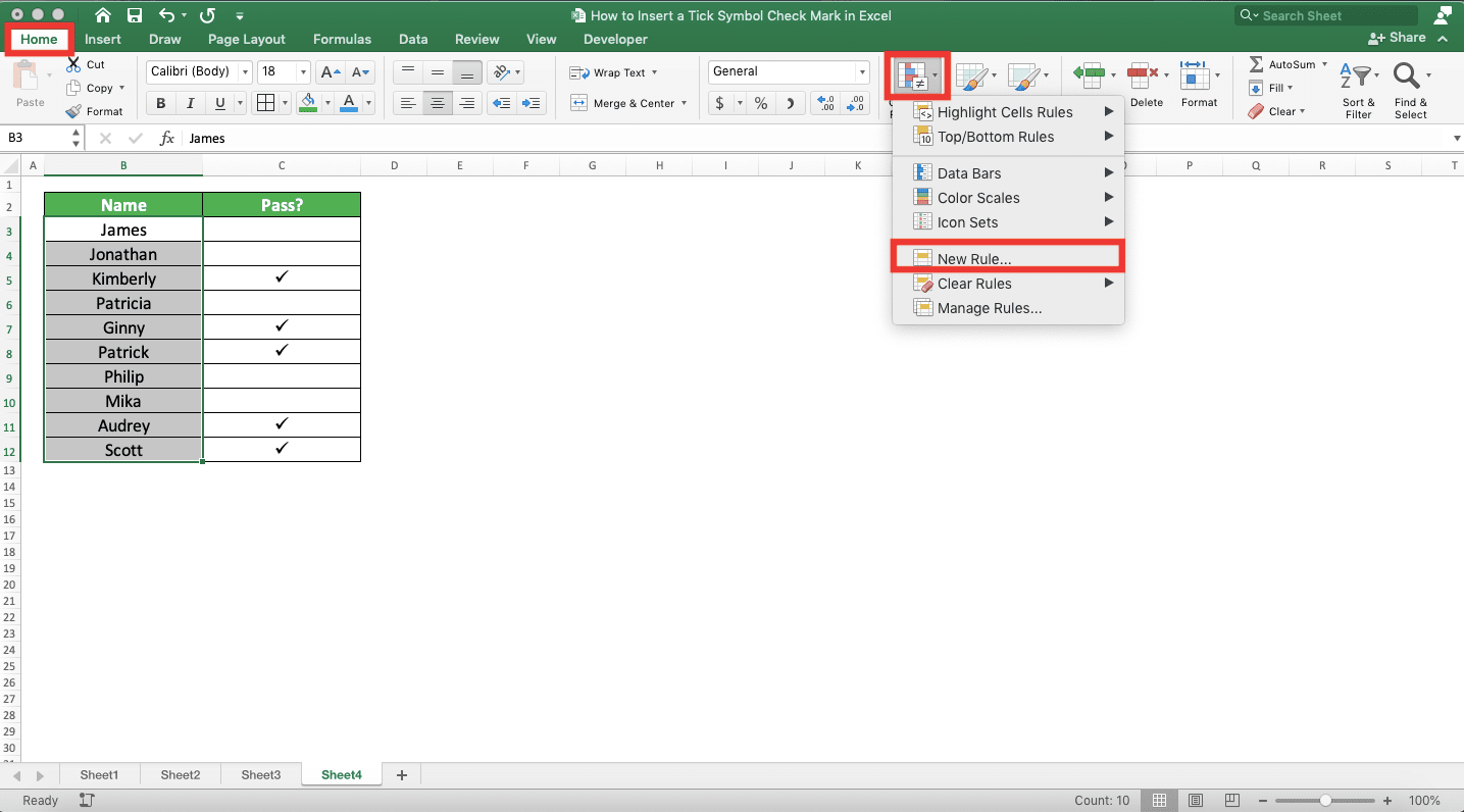 How to Insert a Tick Symbol/Checkmark in Excel Compute Expert