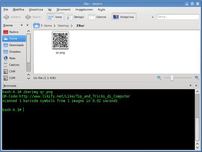 ZBar Software per Leggere Codici a Barre