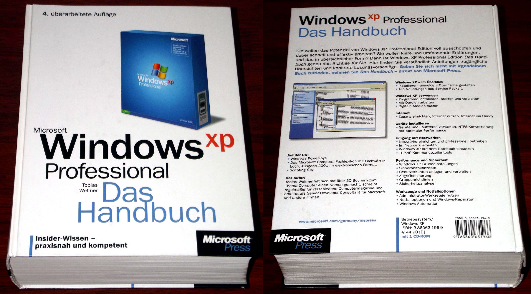microsoft windows xp professional das handbuch au