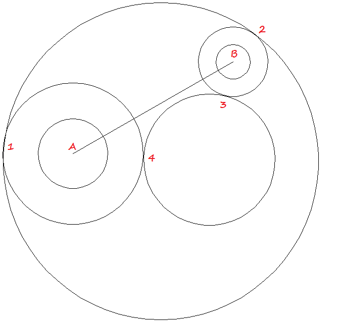 Guest Post Draw a circle with radius tangent to two objects AutoCAD