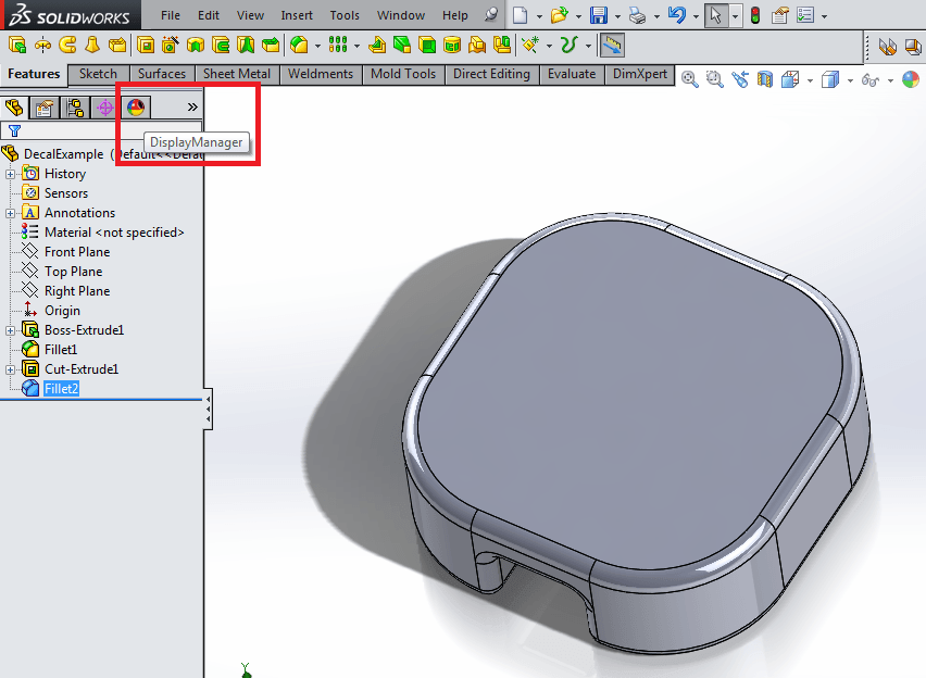 How to Add a Decal to a Part in SolidWorks Tutorial