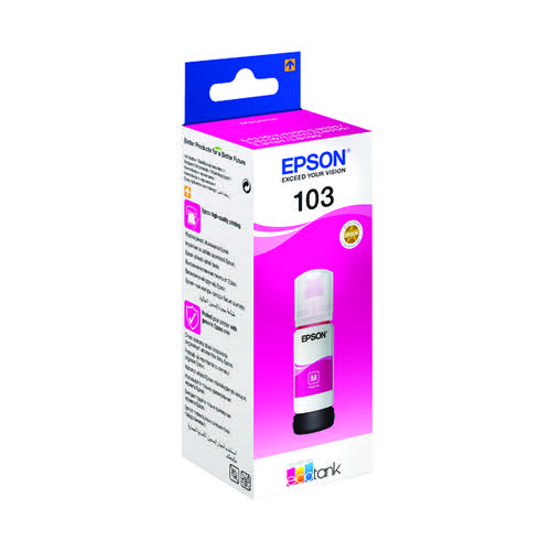 Epson 103 Magenta Ink Bottle Computer Bargains Malta