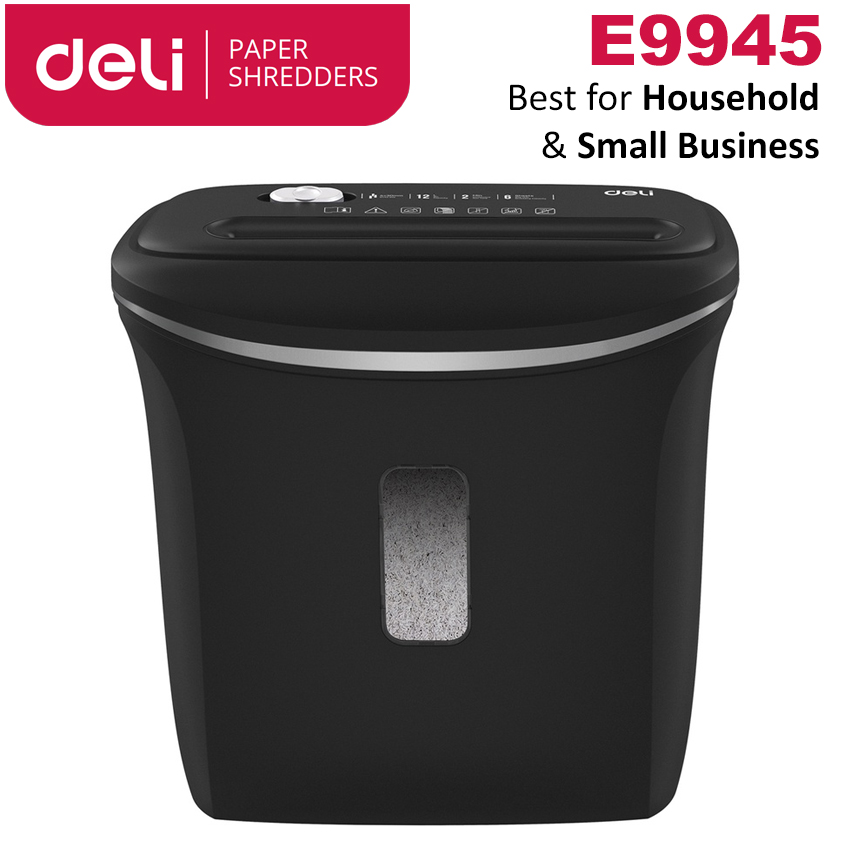 Deli E9945 Paper Shredder Best for Household & Small Business