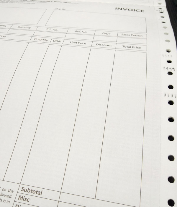 COMPUTER FORM PRINTING Computer Form Manufacturer & Supplier in KL