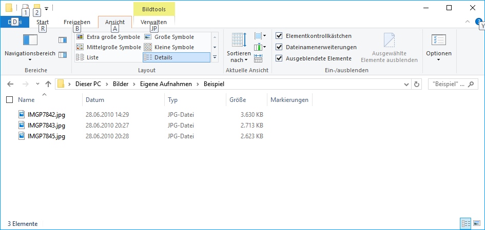 Windows Aufnahmedatum von Fotos mit Bordmitteln ändern