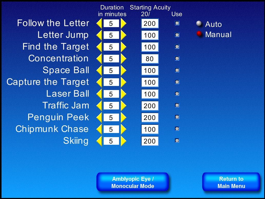 AmbP Computer Orthoptics