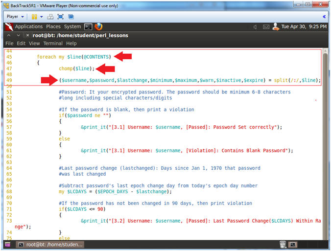 Perl Lesson 10 Policy Part 3 Parsing /etc/shadow