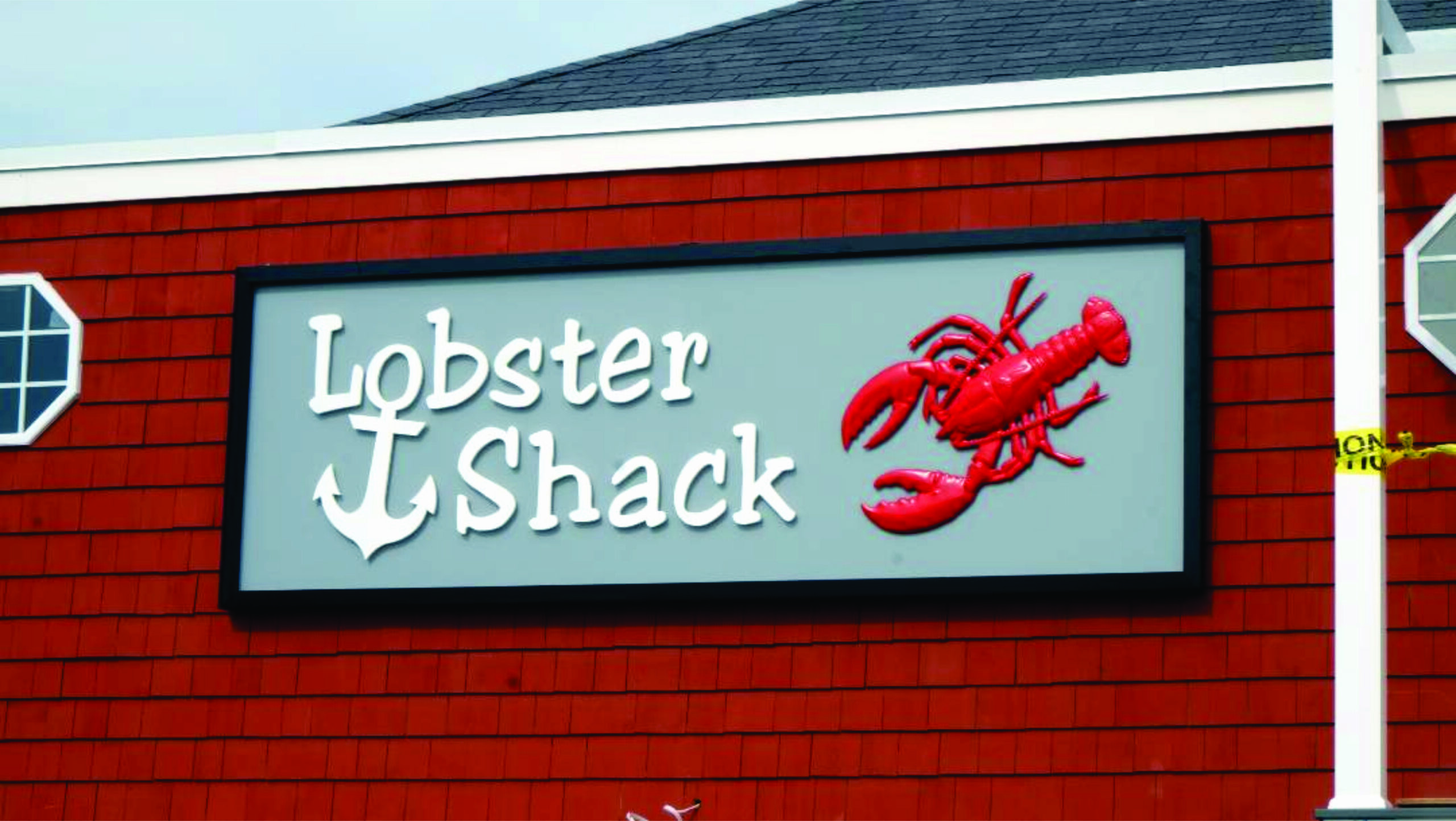 Lobster Shack Computer SIgn Carving
