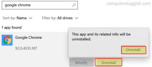 Remove/Delete Google Chrome from Your Computer or.