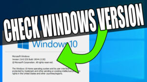 How To Check Windows Version - ComputerSluggish