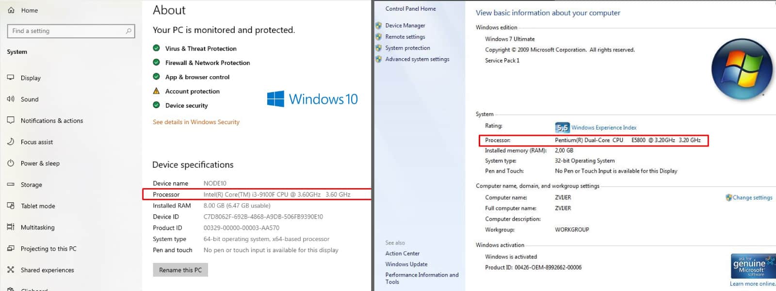 How to check computer specs The CAG
