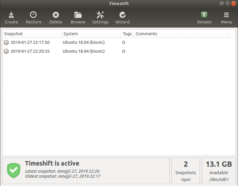 How to Backup and Restore Ubuntu, Debian & Linux Mint using Timeshift
