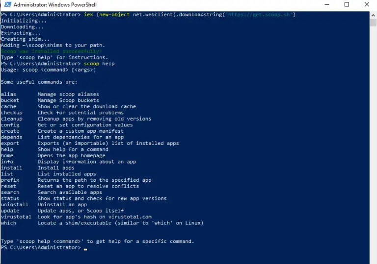 Install Applications from Windows Command Line Interface