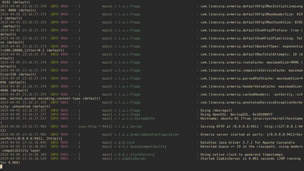 Install Zipkin tracing system on Ubuntu / Debian / CentOS