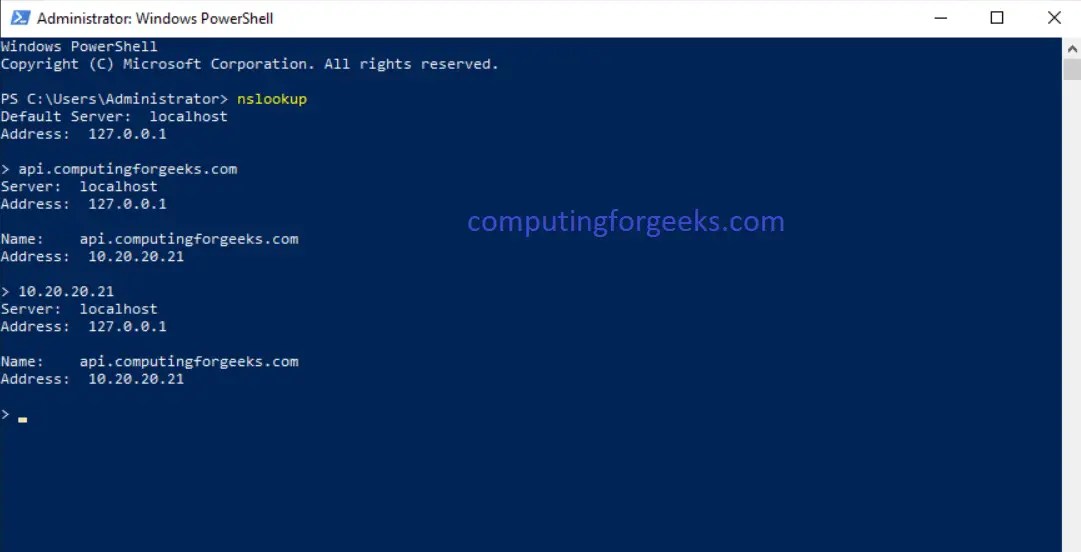 How To add DNS A/PTR Record in Windows Server 2019