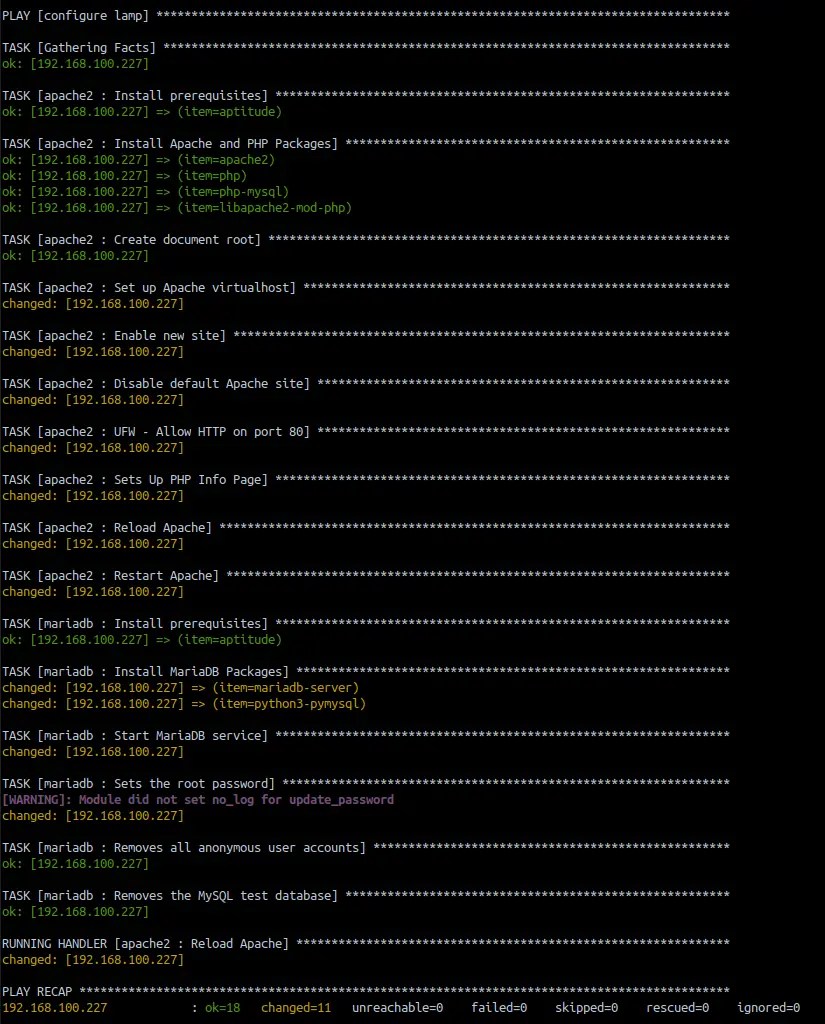 Install LAMP Stack on Ubuntu / Debian with Ansible