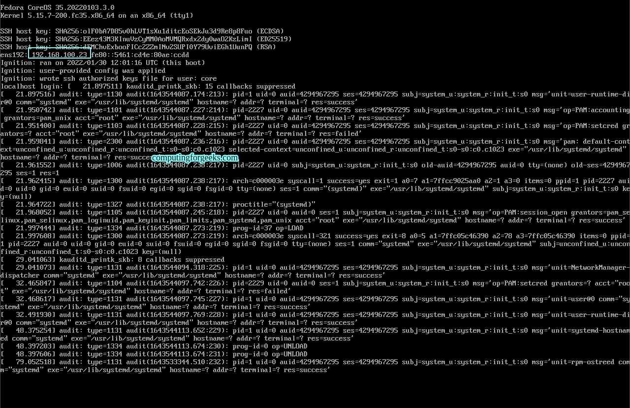 How To Run Fedora CoreOS (FCOS) on VMware Workstation
