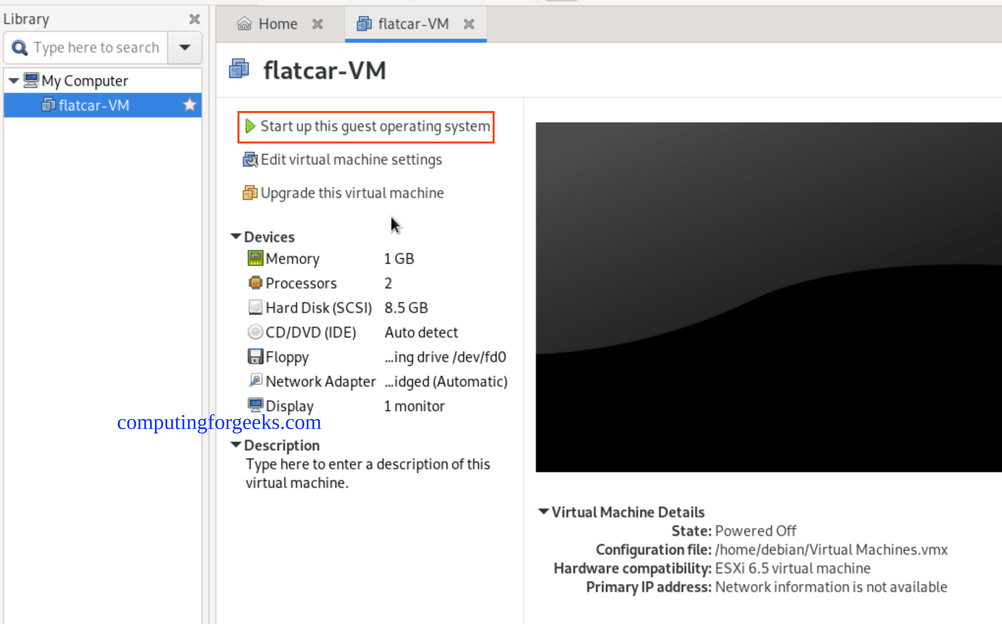 Install Flatcar Container Linux in VMware Workstation