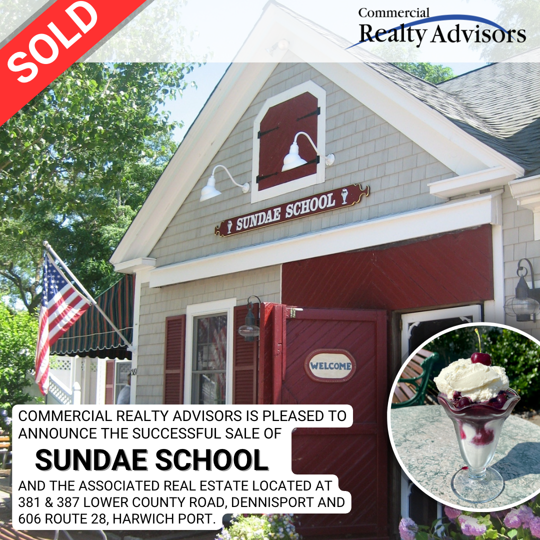 Legendary Cape Cod Ice Cream Shop, Sundae School has SOLD to 3 Former Employees! Commercial